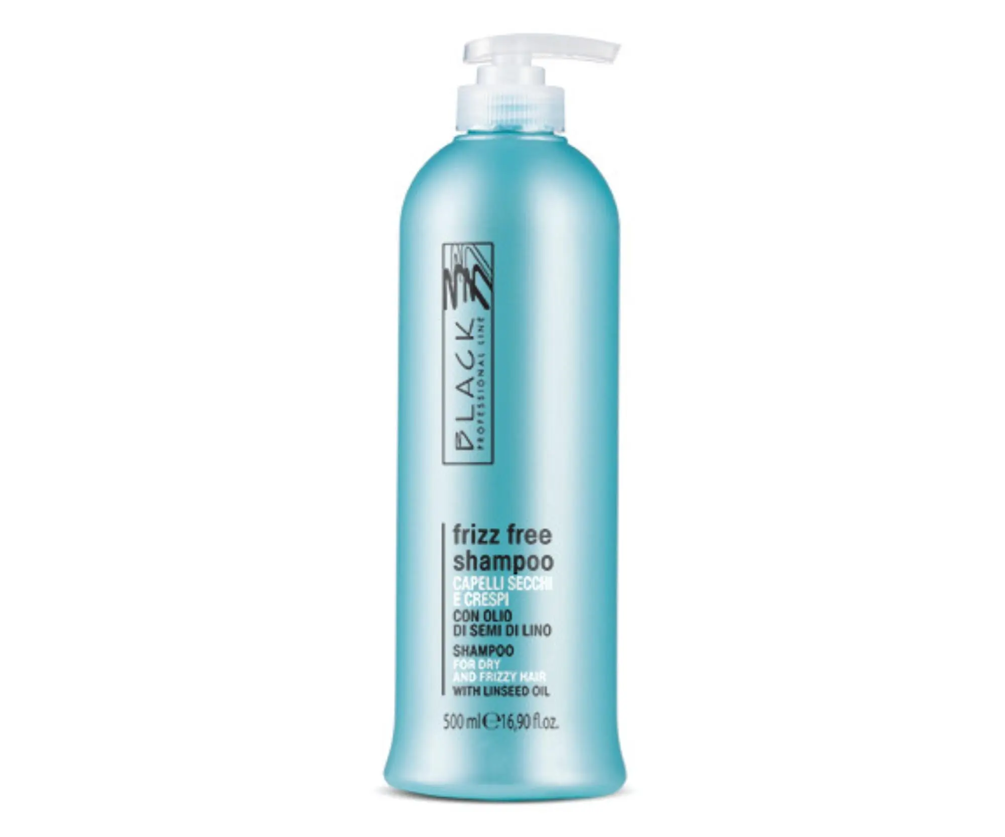 Black Anticrespo Shampoo 500ml - Šampon pro kudrnaté,nepoddajné vlasy