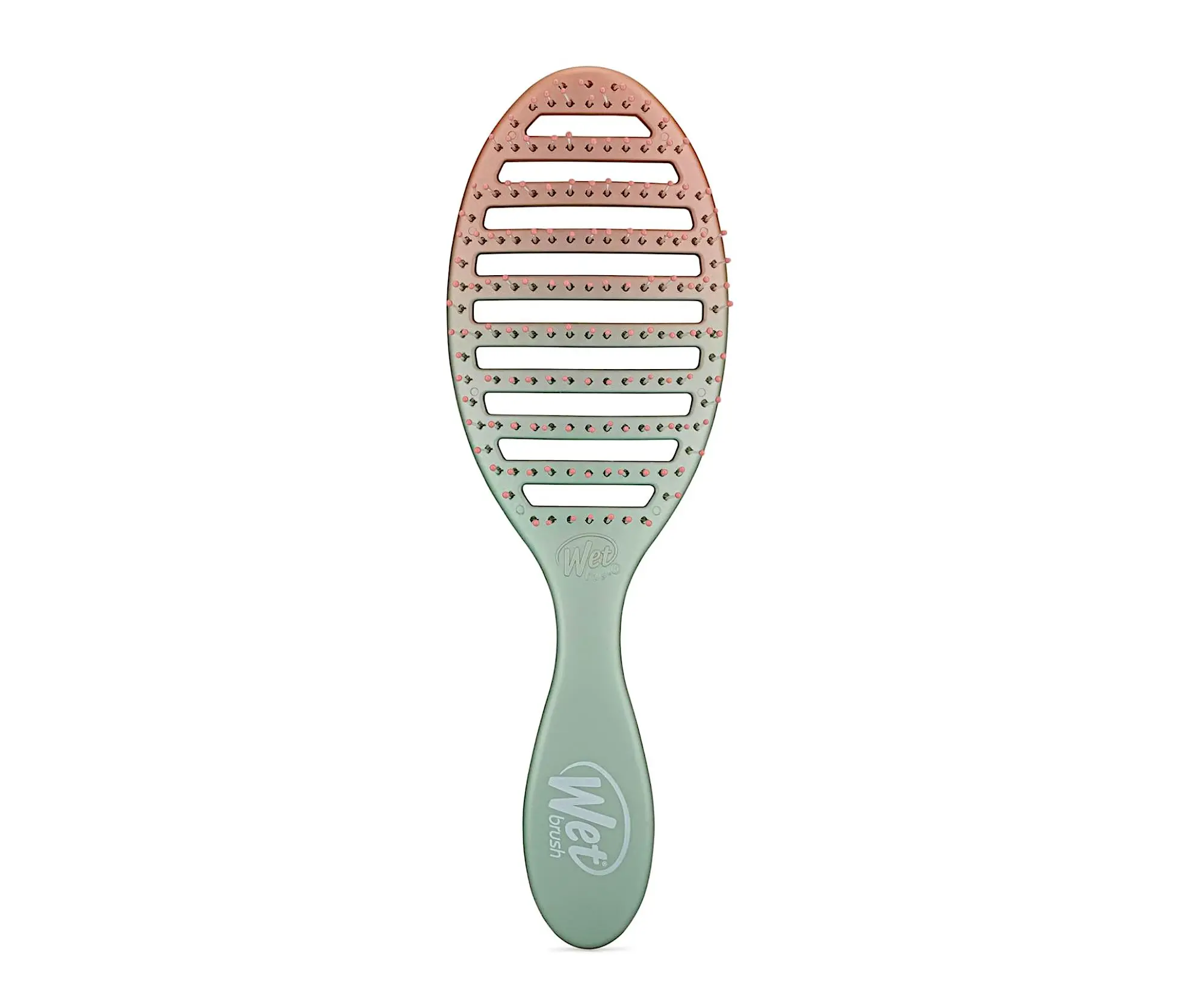 Kartáč na rozčesávání a foukání vlasů Wet Brush Speed Dry - zeleno-růžový + dárek zdarma