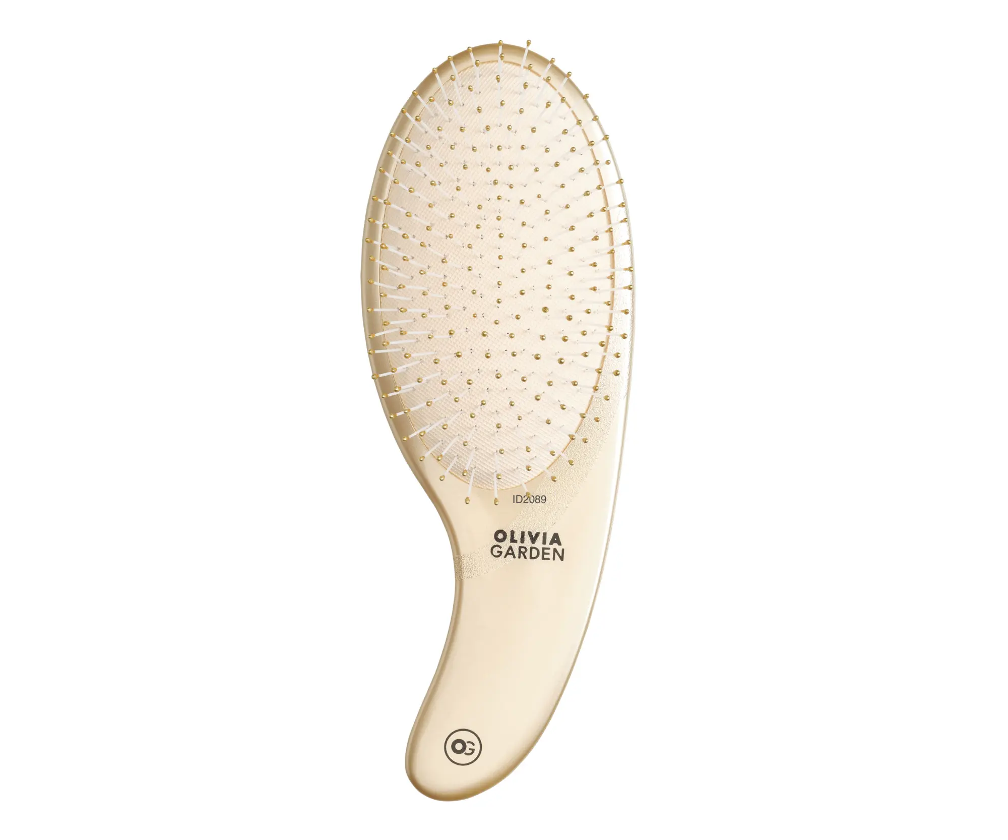 Kartáč na rozčesávání mokrých vlasů Olivia Garden Curve - zlatý + dárek zdarma