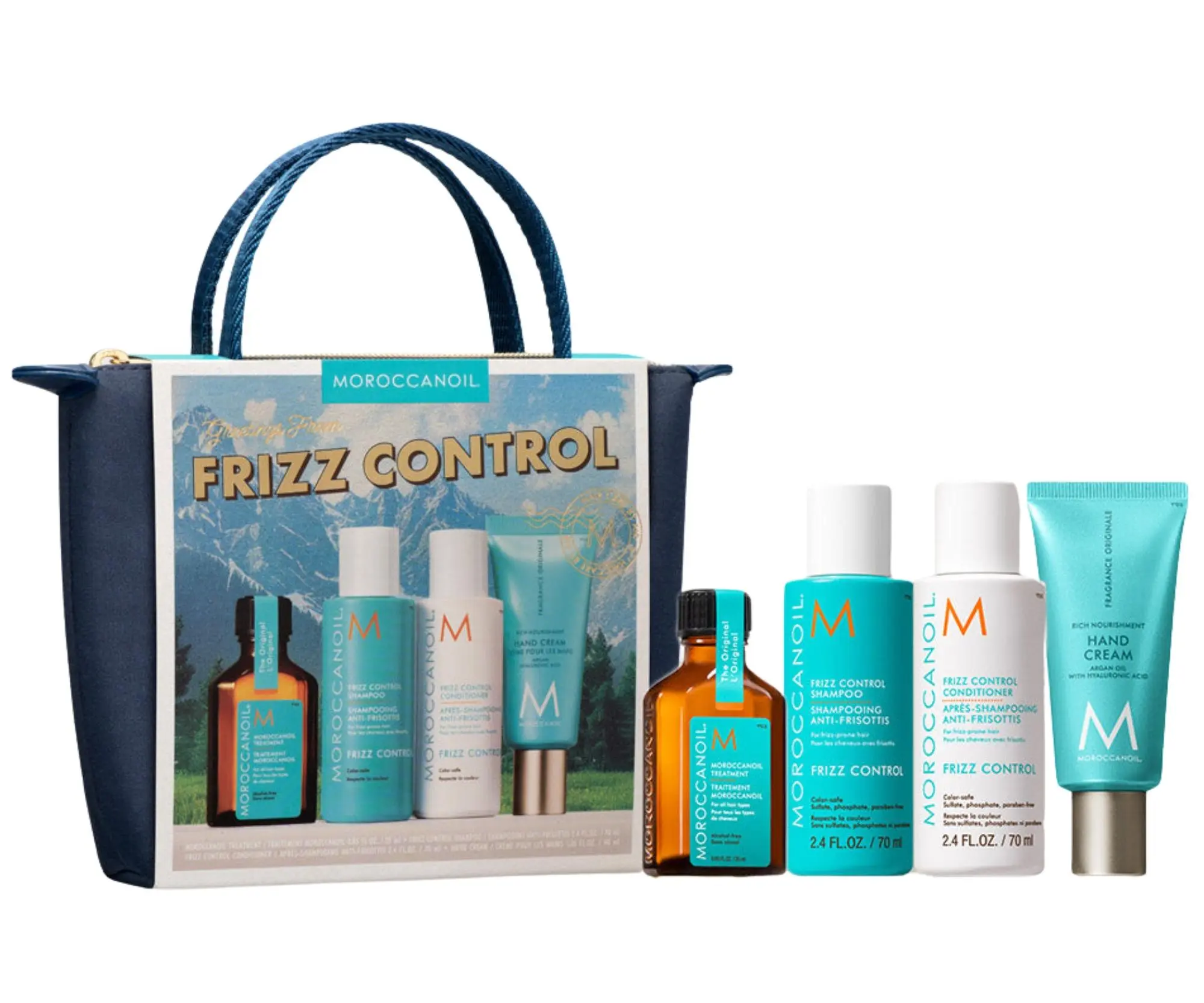 Moroccanoil Discovery set Frizz set pro krepaté a nepoddajné vlasy