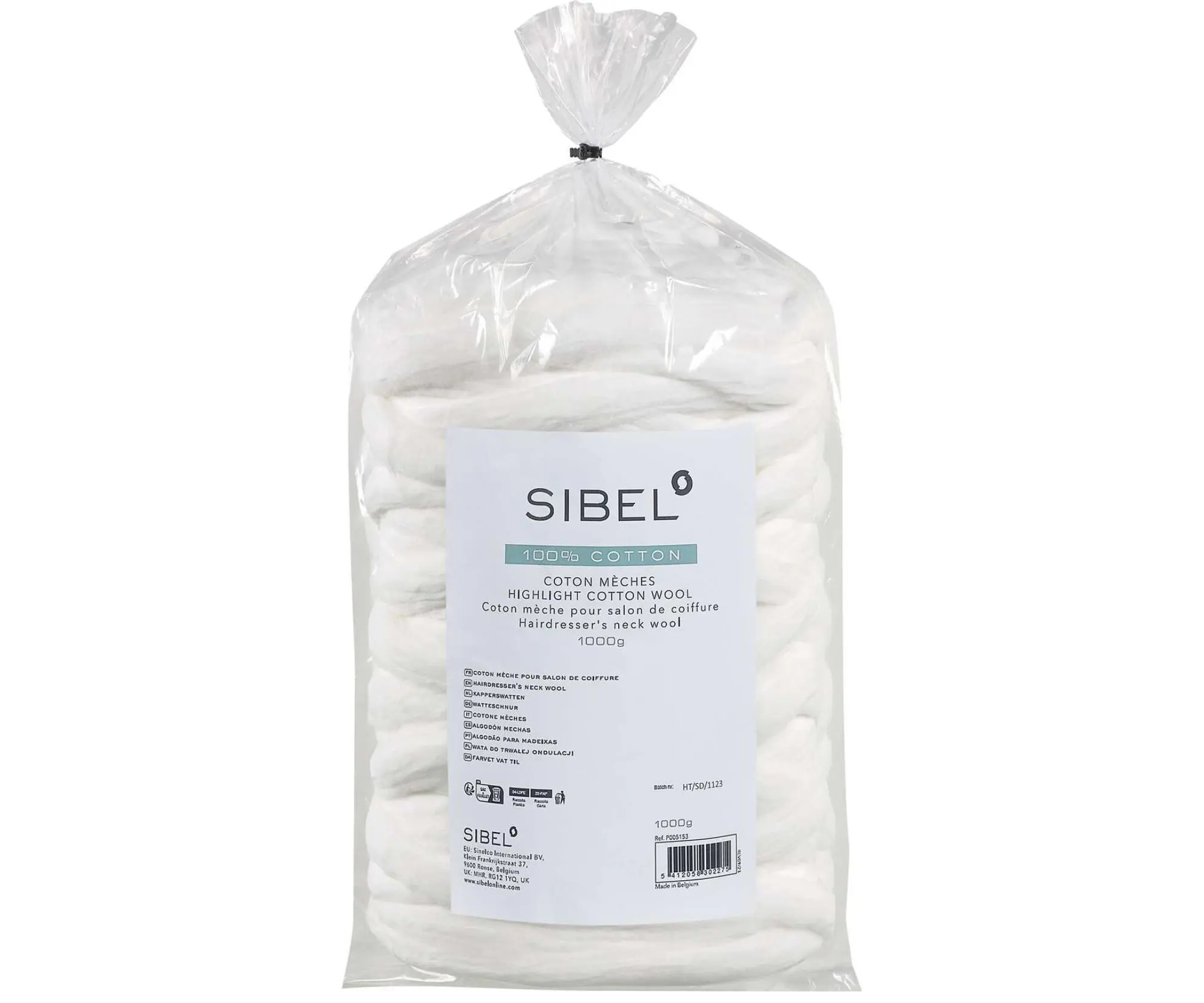 Vatová šňůra Sibel - 100% bavlna, 1000 g + dárek zdarma