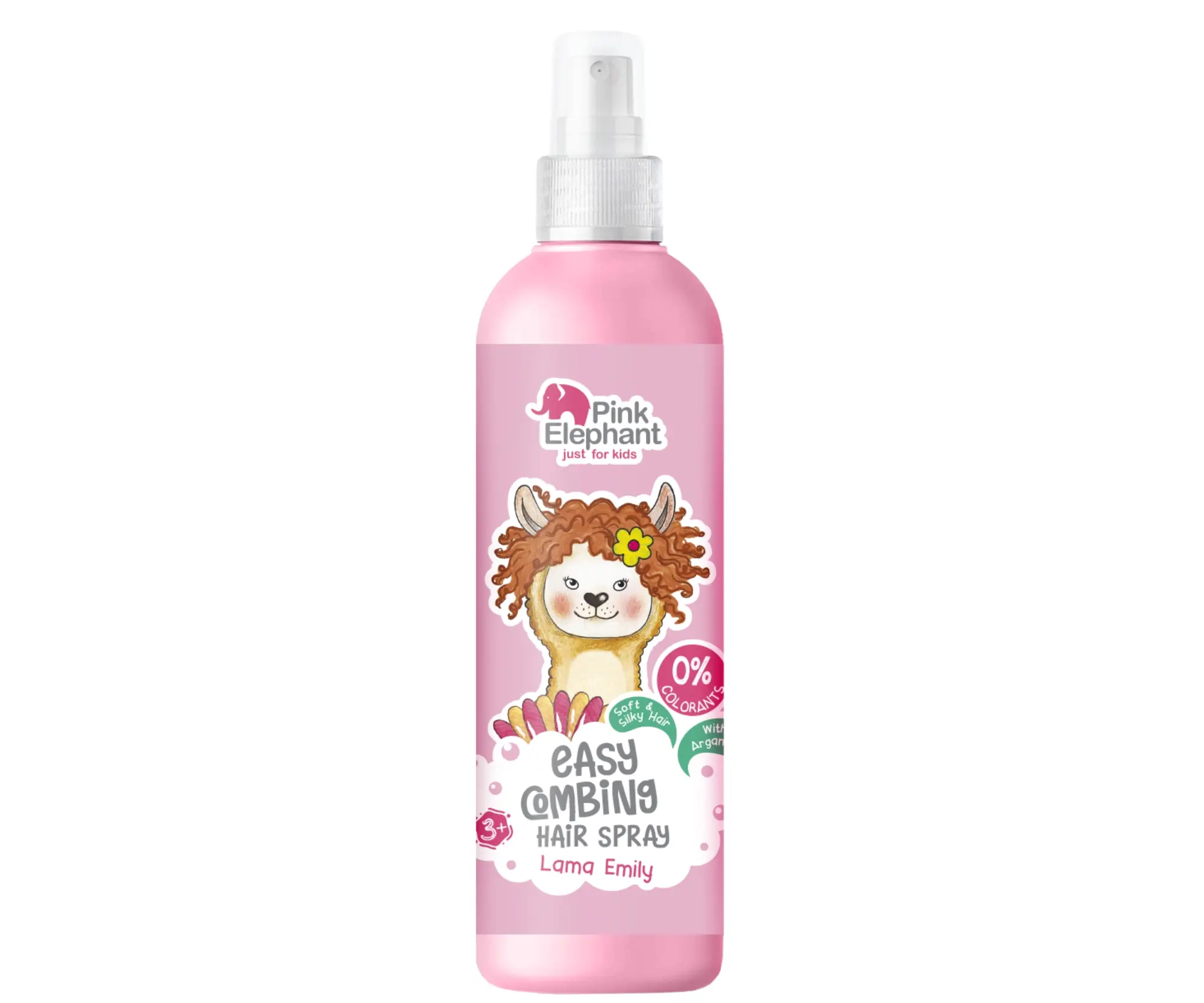 Dětský kondicionér ve spreji Pink Elephant Lama Emily - 150 ml