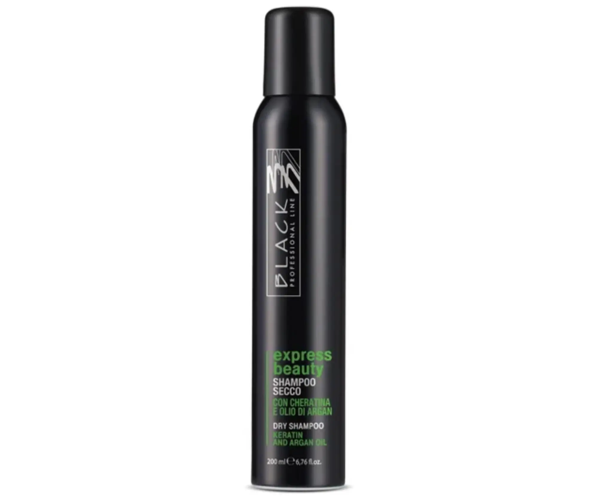 Black Dry Shampoo Keratin And Argan Oil 200ml - suchý šampon