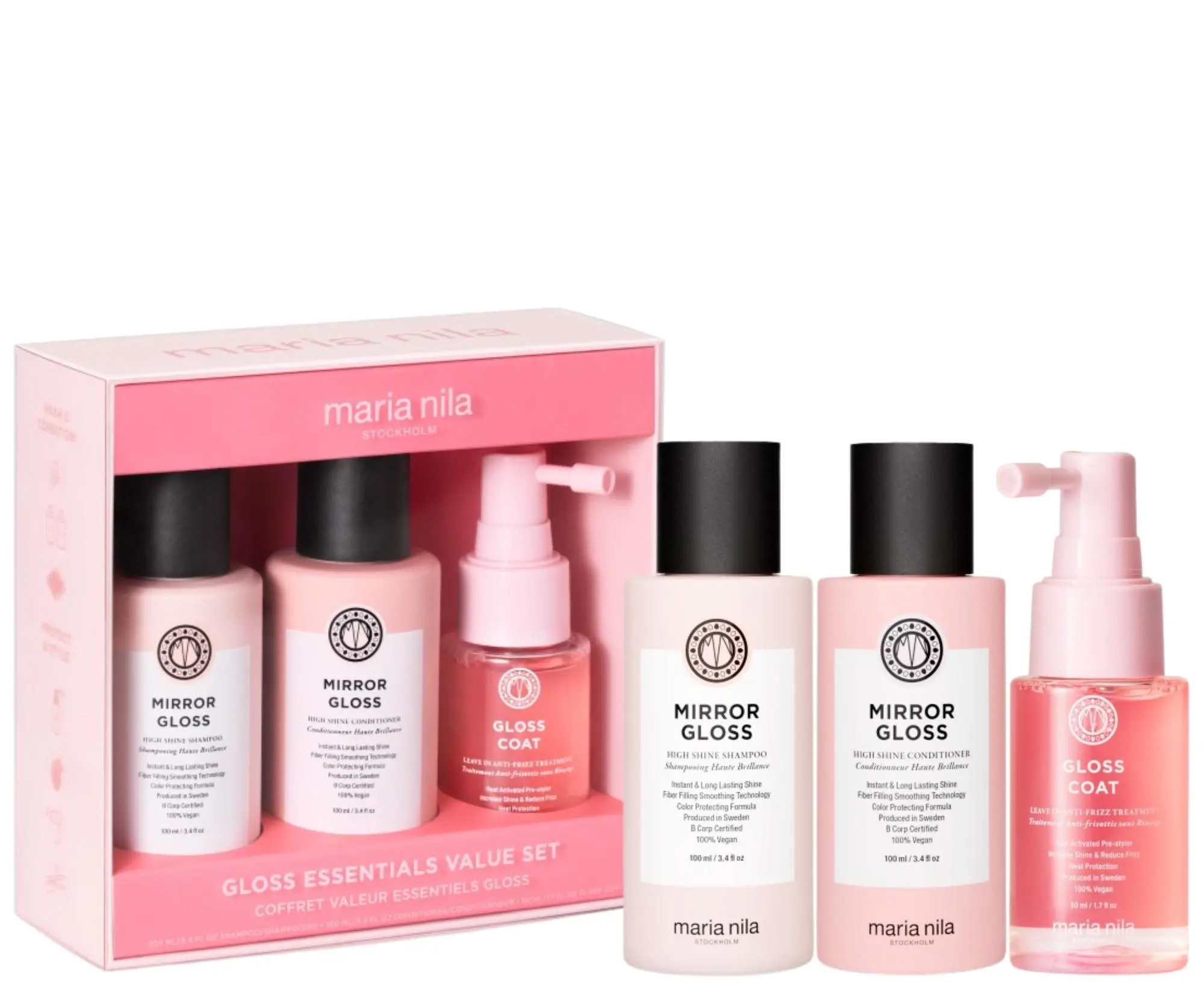 Mirror Gloss Essentials Value Set Maria Nila