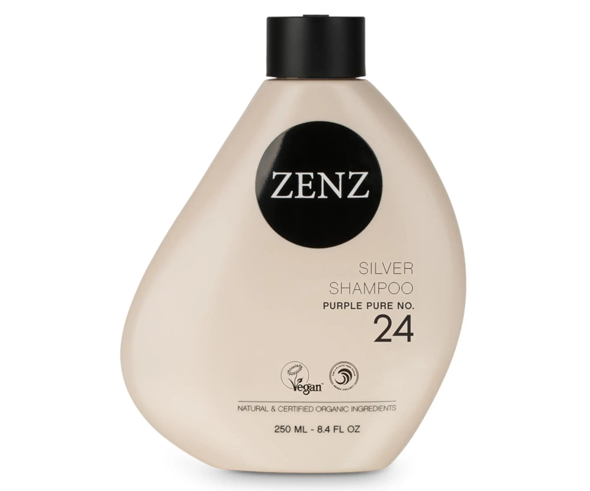 Fialový šampon pro blond a šedivé vlasy Zenz Silver Shampoo Purple Pure No. 24 - 250 ml + dárek zdarma