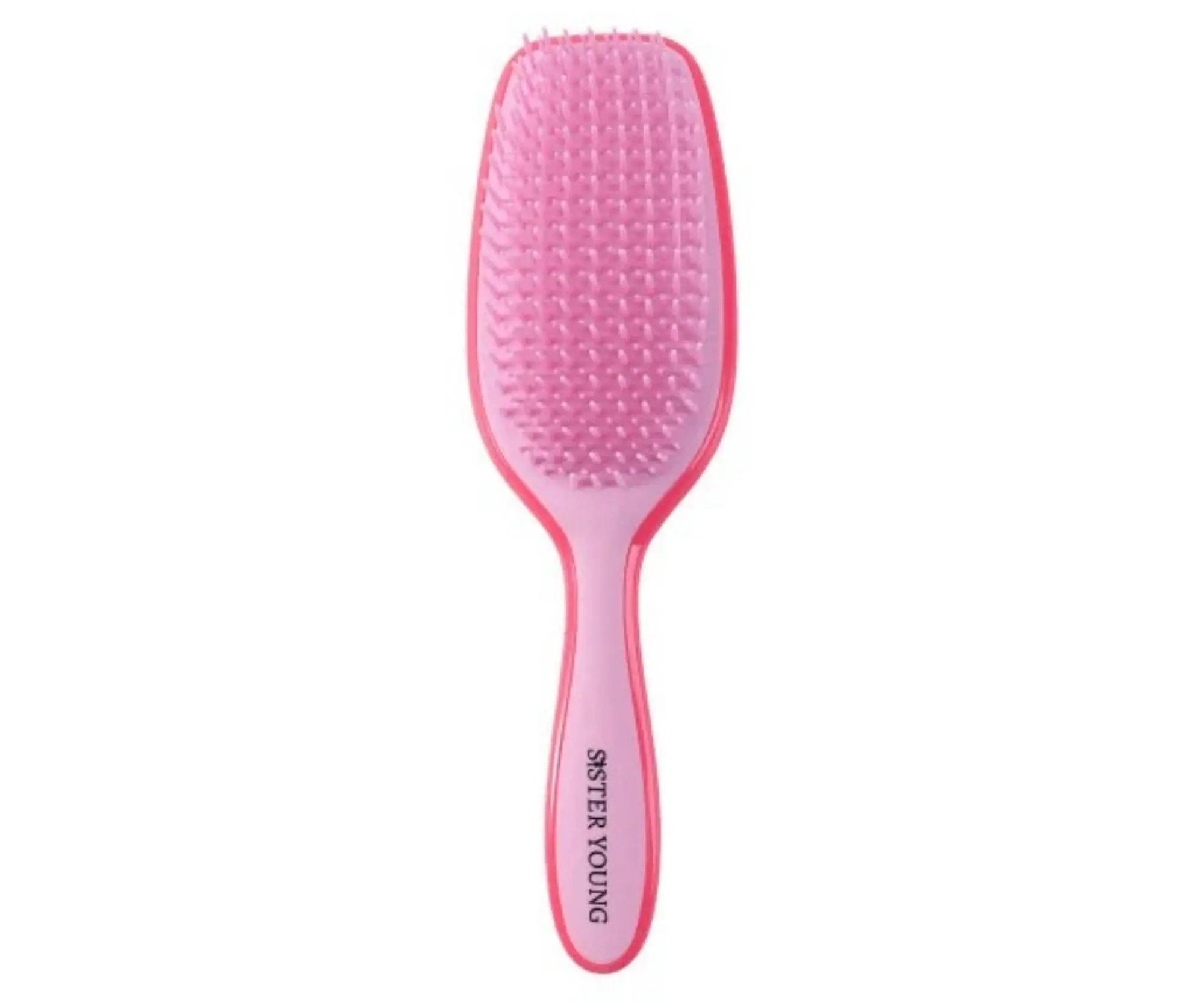 Kartáč na rozčesávání vlasů Sister Young Ayla Hair Brush - neonově růžový + dárek zdarma