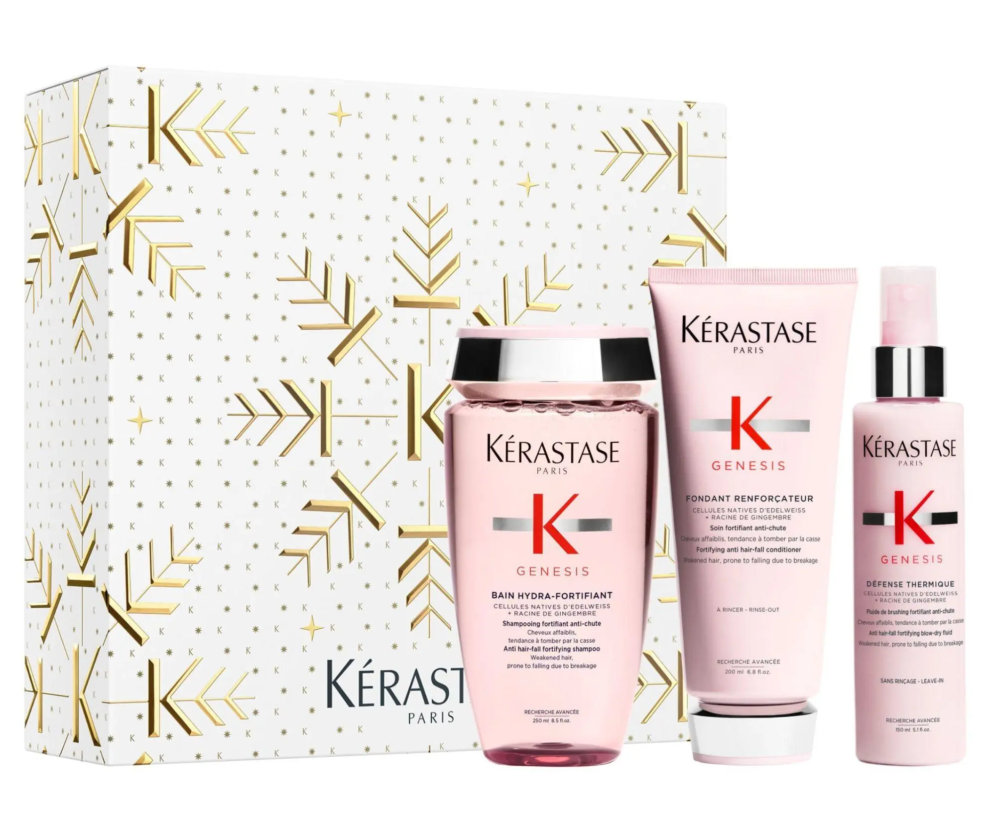 Dárková sada pro posílení vlasů se sklonem k padání Kérastase Genesis Set + dárek zdarma