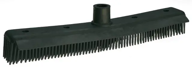 Antistatický smeták se škrabkou Sibel Rubber Broom - černý (8451961) + dárek zdarma