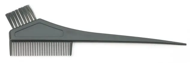 Štětec na barvení vlasů s hřebenem Sibel 8450121 - černý (P000438)