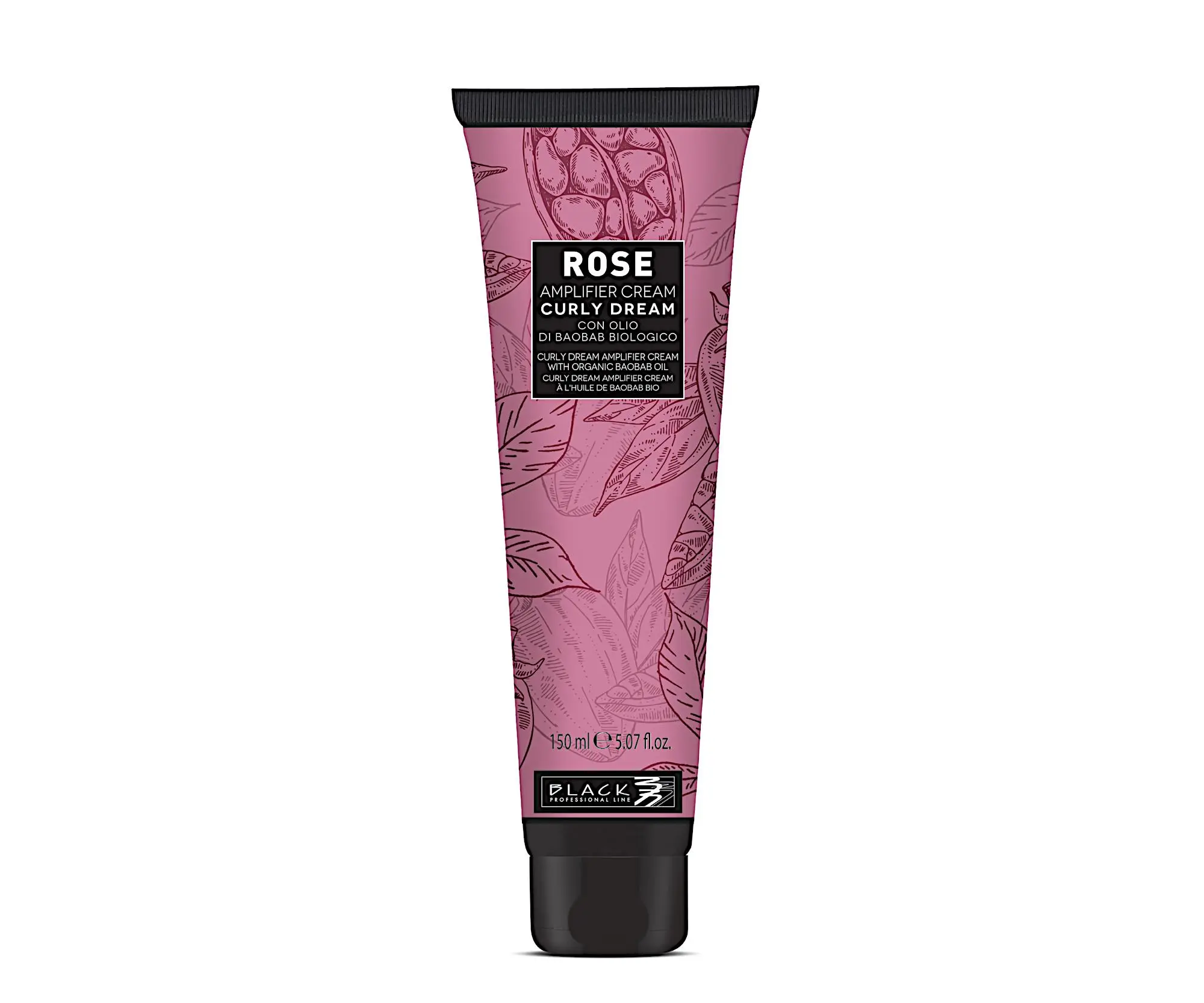 Black Rose Curly Dream Amplifier Cream 150ml -  Bezoplachový kréna vlnité a kudrnaté vlasy