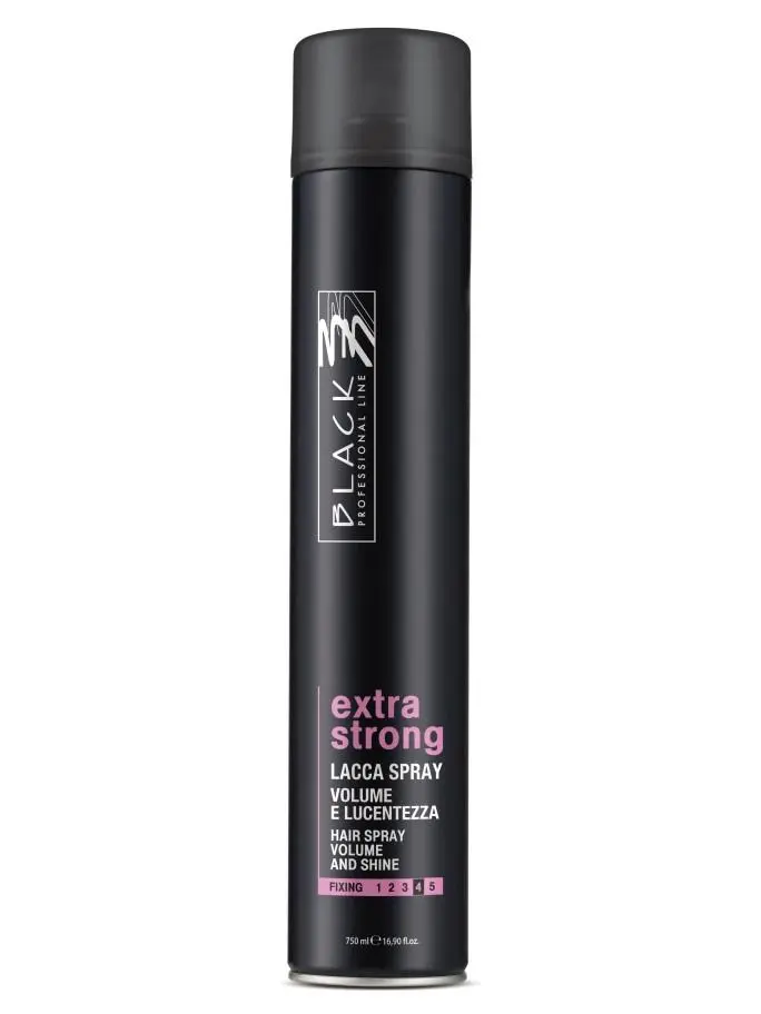 BLACK HAir Spray - Extra Strong 750 ml - Extra tužící   RŮŽOVÝ