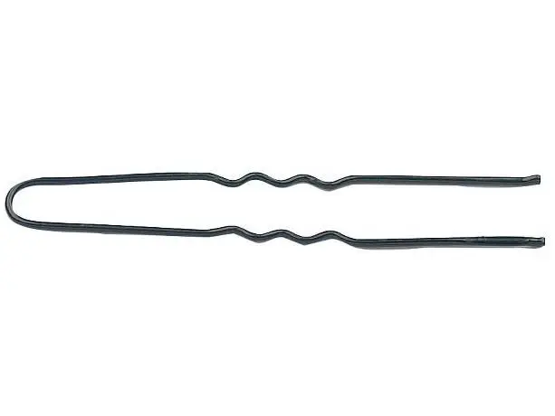 Vlnitá vlásenka Sibel - 7 cm, černá - 500 g (947050002) + dárek zdarma