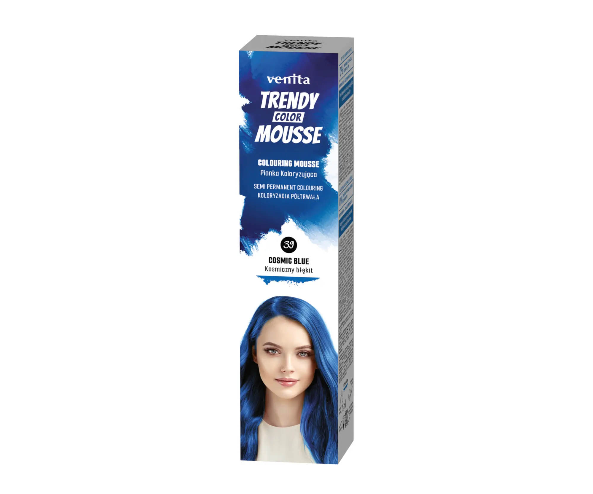 Venita Barevné tužidlo Trendy Color Mousse Cosmic Blue 75 ml