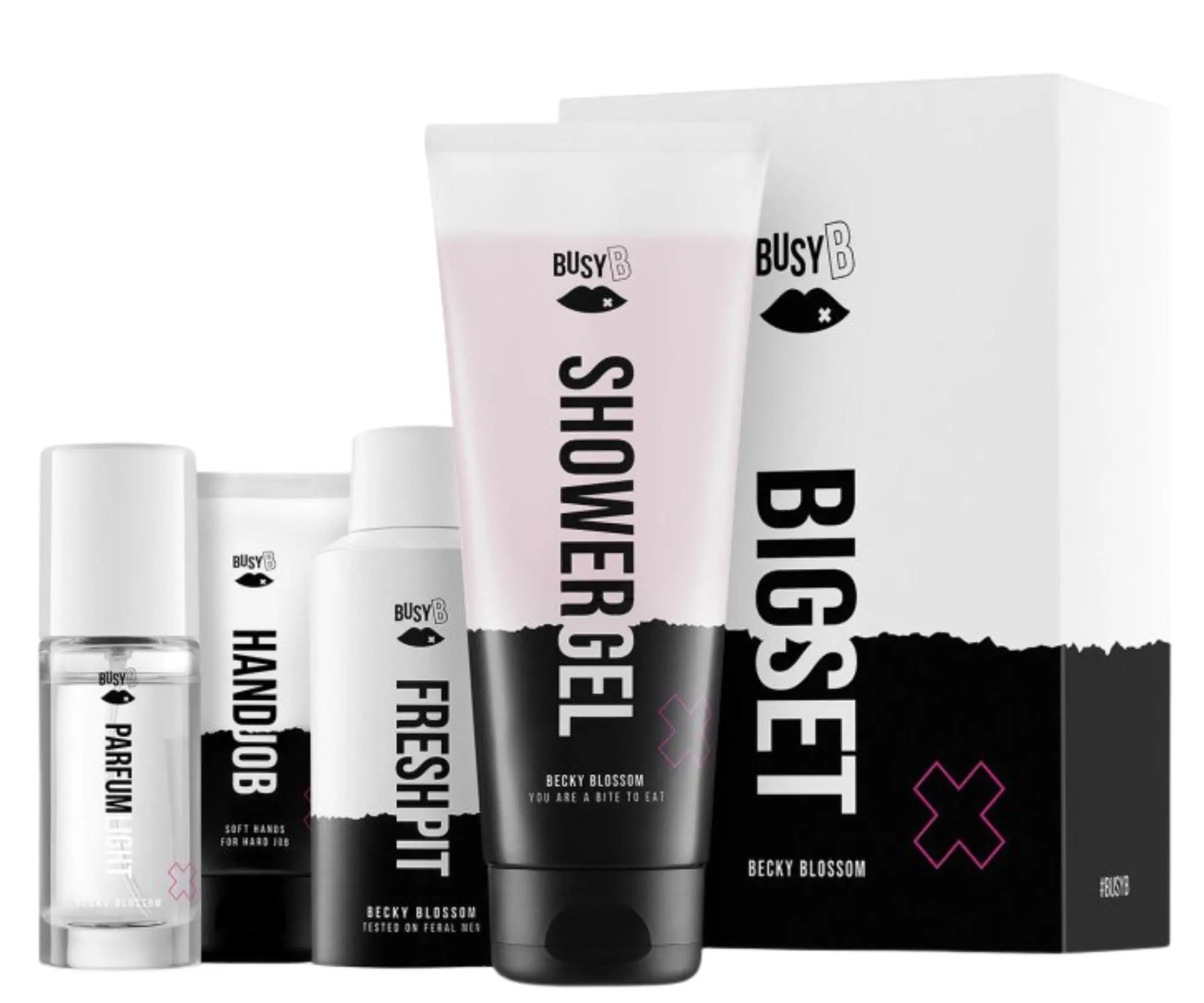 Dárková sada pro péči o tělo BusyB Big Set Becky Blossom + dárek zdarma