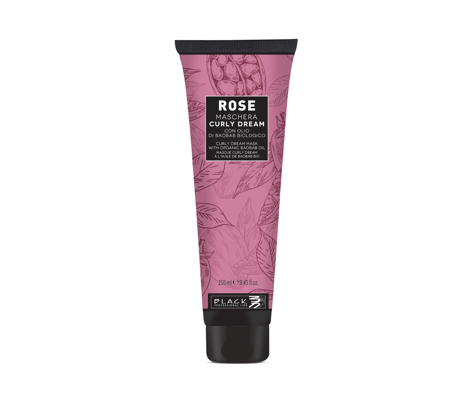 Black Rose Curly Dream Mask 250ml -  Maska na vlnité a kudrnaté vlasy