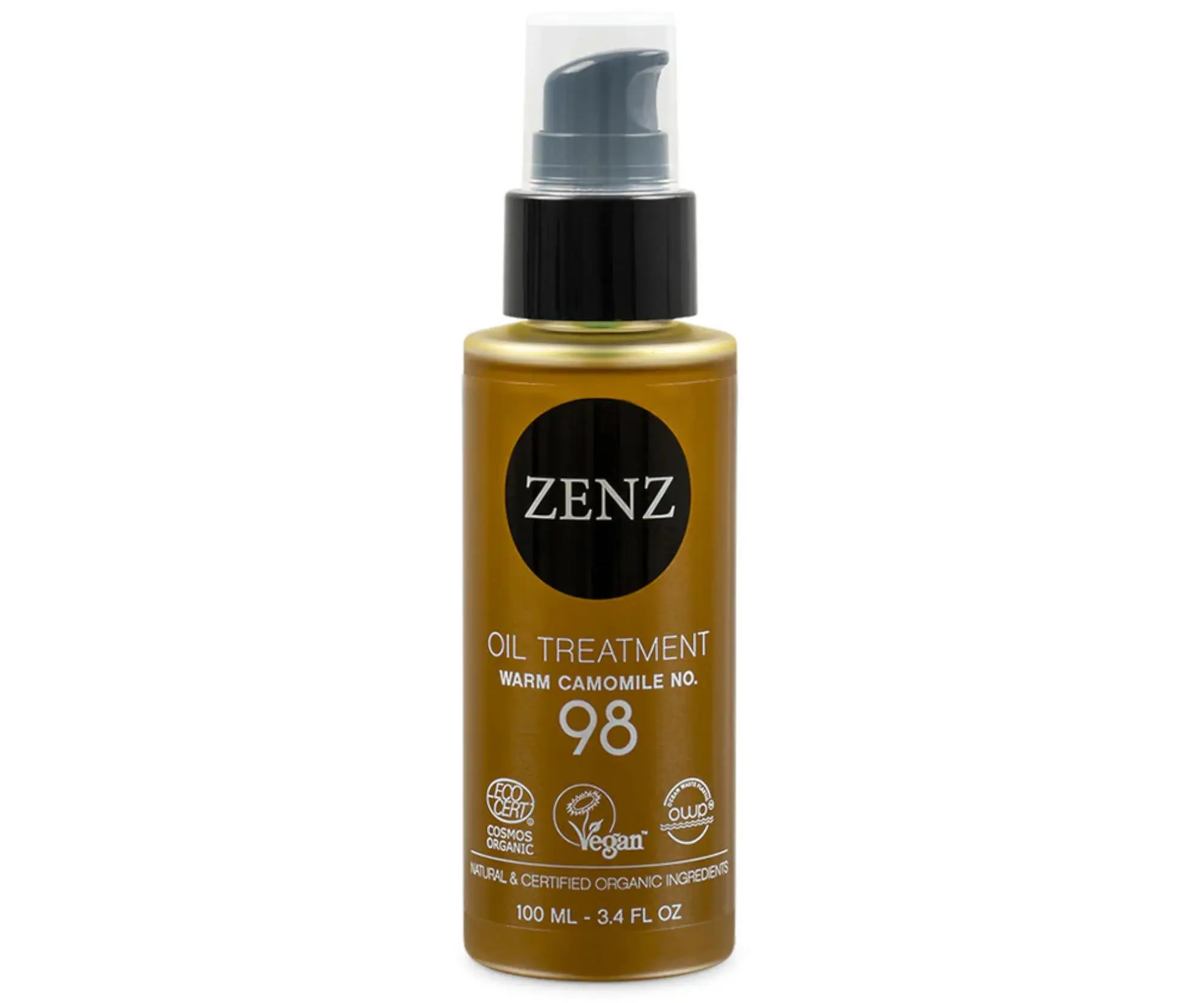 Olej pro kudrnaté vlasy a podrážděnou pokožku Zenz Oil Treatment Warm Camomile No. 98 - 100 ml + dárek zdarma