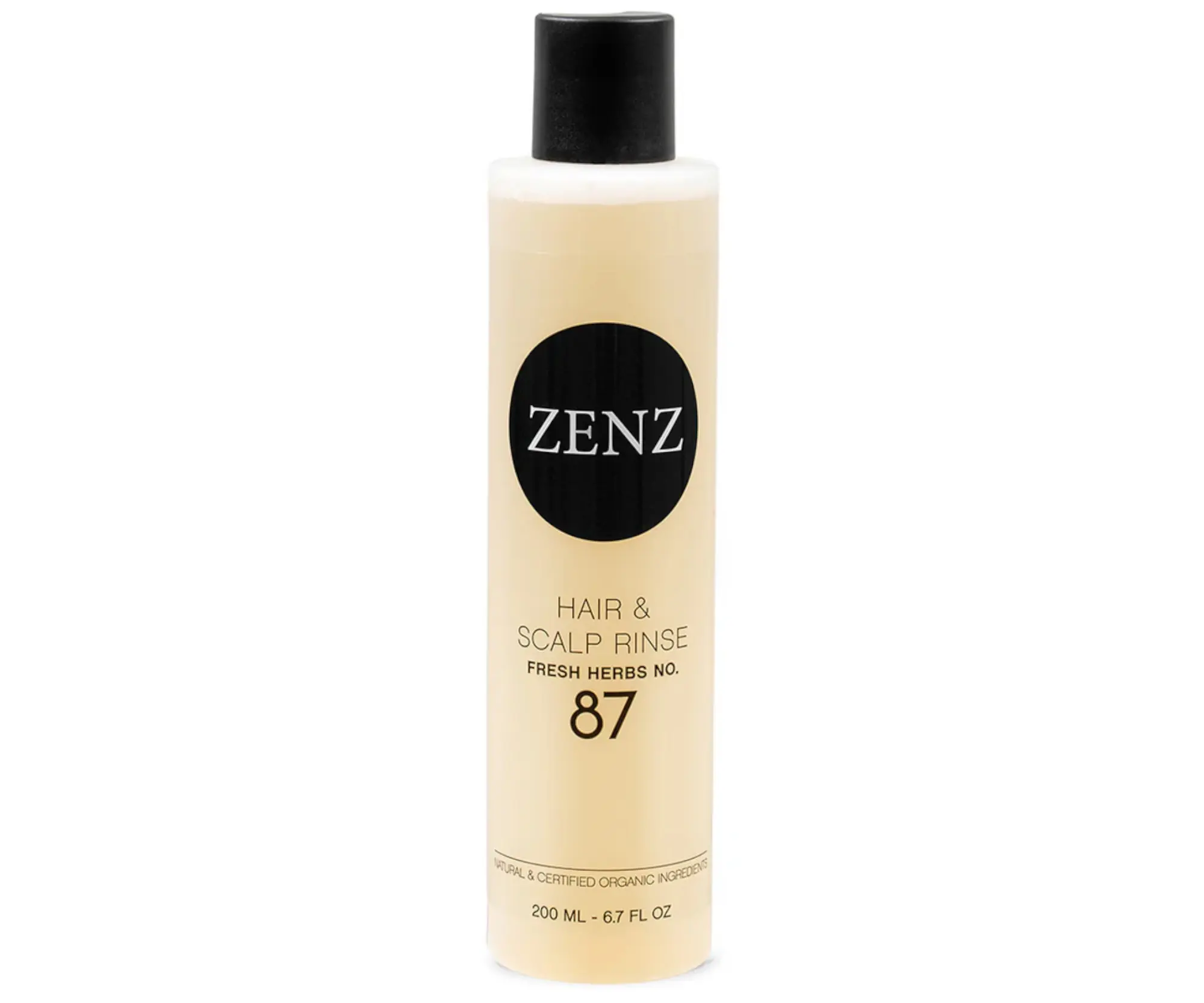 Detoxikační kúra na oplachování vlasů a pokožky hlavy Zenz Fresh Herbs No. 87 - 200 ml + dárek zdarma