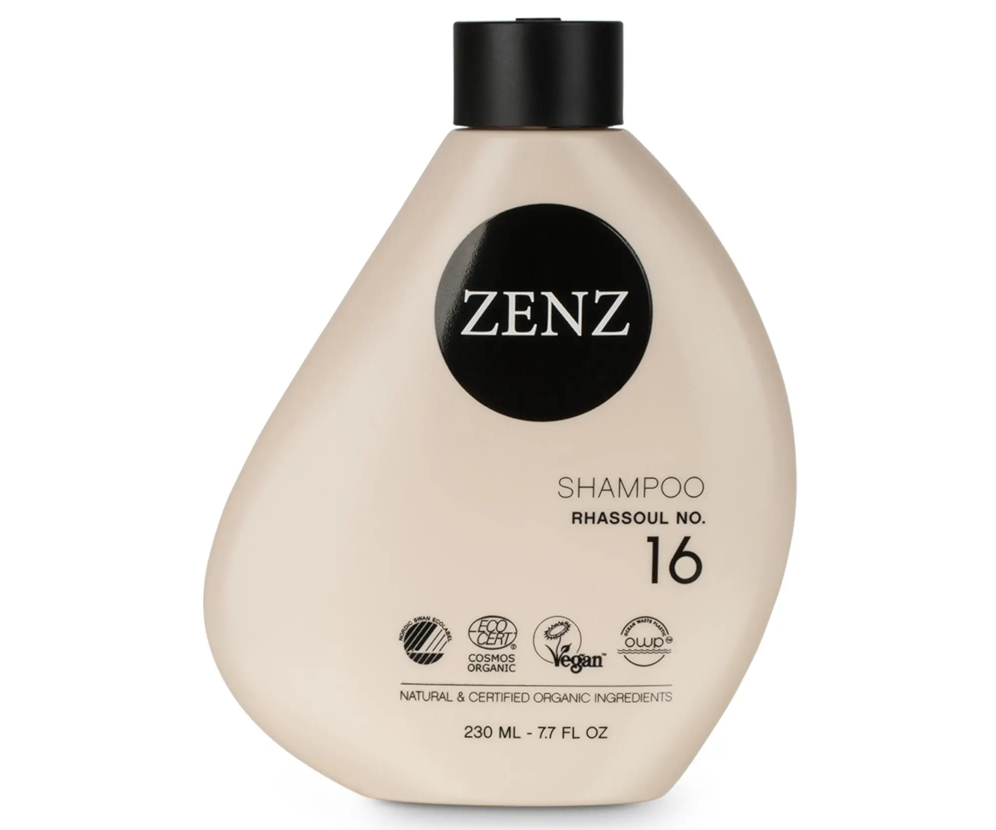 Jílový šampon pro suché, kudrnaté nebo barvené vlasy Zenz Rhassoul No. 16 - 250 ml + dárek zdarma