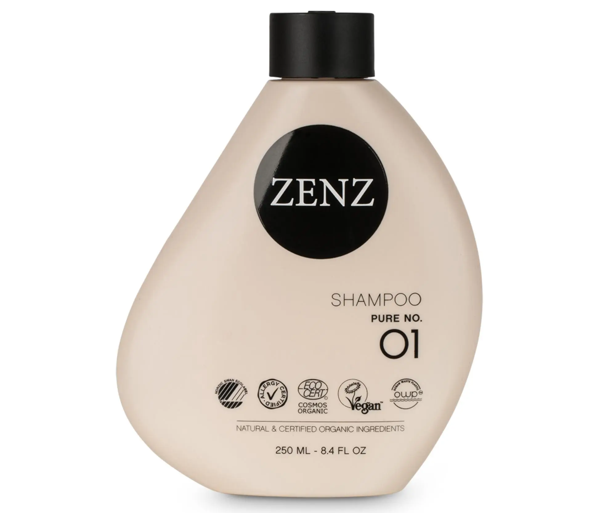 Jemný šampon pro všechny typy vlasů Zenz Shampoo Pure No. 01 - 250 ml + dárek zdarma