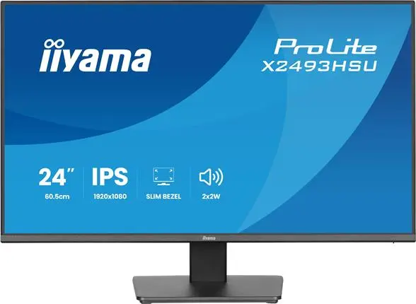 iiyama Monitor ProLite X2493HSU-B1 X2493HSUB1 (X2493HSU-B1) X2493HSU-B1