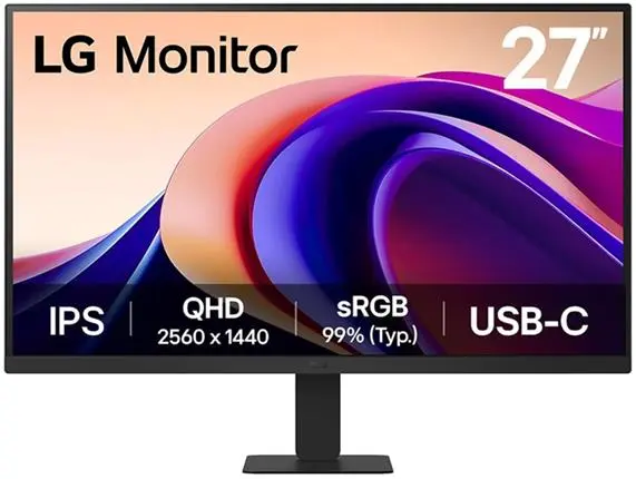 LG/27U631A-B/27''/IPS/QHD/100Hz/5ms/Black/2R 27U631A-B.AEUQ