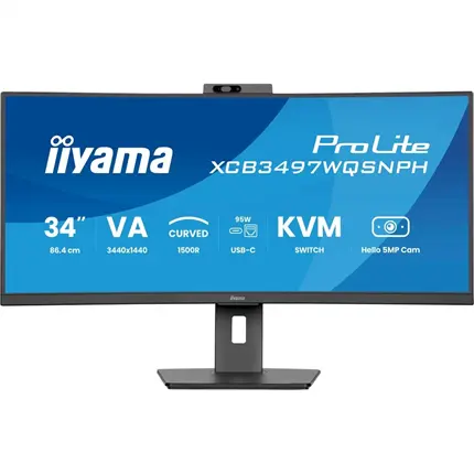 iiyama Monitor XCB3497WQSNPH-B1 XCB3497WQSNPHB1 (XCB3497WQSNPH-B1) XCB3497WQSNPH-B1