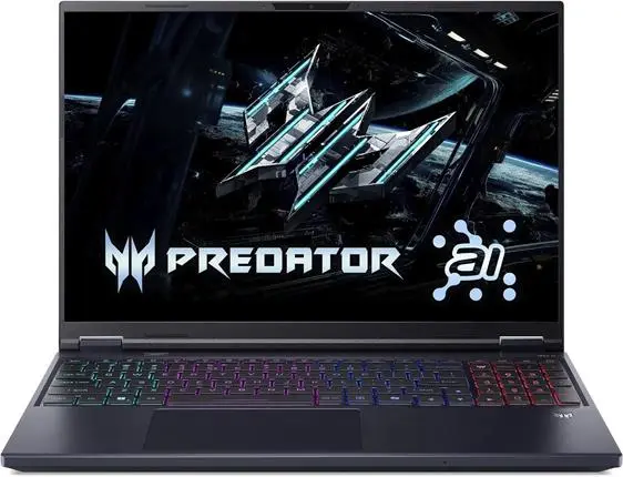 ACER NTB Predator Helios Neo 16 AI (PHN16-73-91XS), Ultra9-275HX, 16"WQXGA, 32GB, 1TB SSD, RTX 5060, Linux, Black