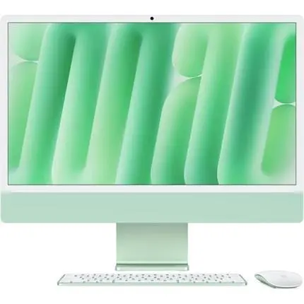 iMac 24“ 4.5K displej, Apple M4 10jádrové CPU, 10jádrové GPU, 24GB, 512GB SSD, CZ - zelený