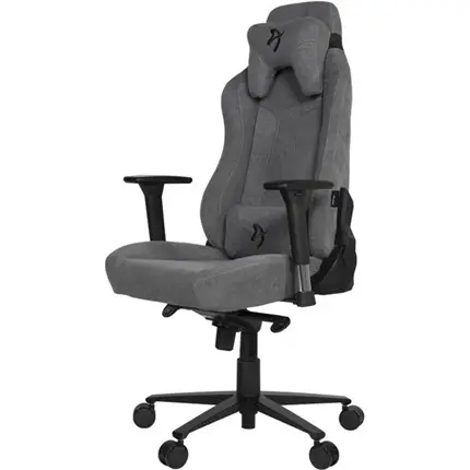 AROZZI VERNAZZA Soft Fabric herní židle popelová