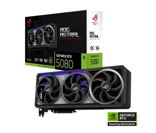 Asus ROG Astral NVIDIA GeForce RTX 5080 16GB GDDR7 OC