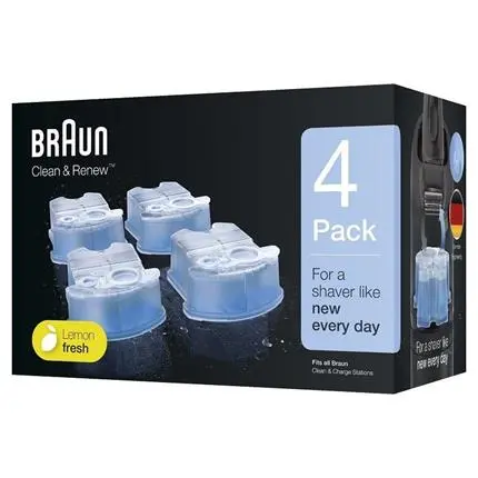 Braun Náhradní kazety pro čisticí stanice 3in1 ShaverCare 4 ks
