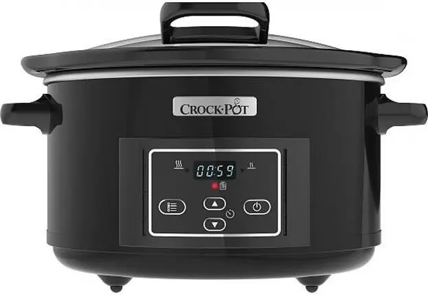 CrockPot Pomalý hrnec 4,7 l černý, časovač (CSC052X)