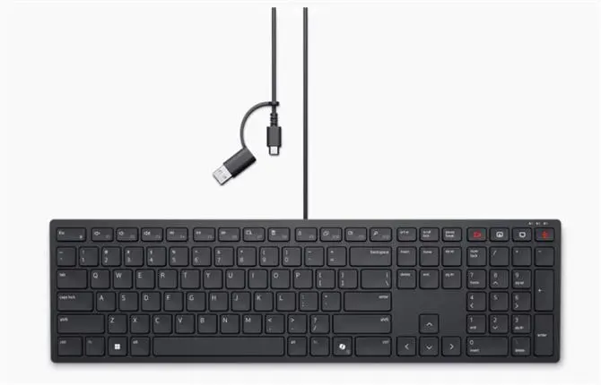 Dell drátová klávesnice KB525C UA USB/USB-C