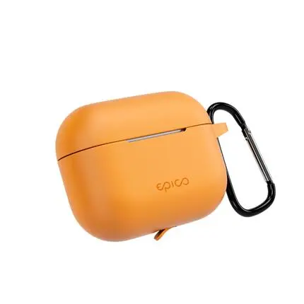 Epico pouzdro s karabinou AirPods Pro 3 - oranžová