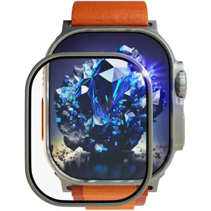 FIXED safírové sklo pro Apple Watch Ultra s ocelovým rámečkem