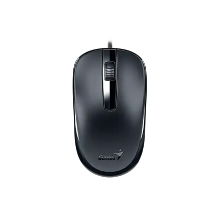 Genius DX-120 Myš, drátová, optická, 1200DPI, 3 tlačítka, USB-C, černá