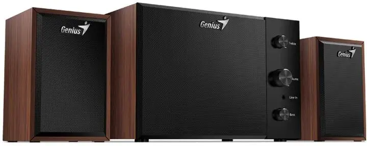 Genius SW-2.1 350 reproduktory 2.1 černé/hnědé