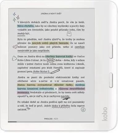 Kobo Libra Colour bílá
