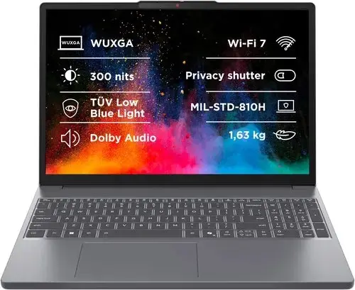 Lenovo IdeaPad Slim 3 15AHP10 Ryzen 7 8840HS/AI NPU/16GB/SSD 512GB/15,3"/WUXGA/IPS/AG/300nitů/65W/WIN11 Home/šedá