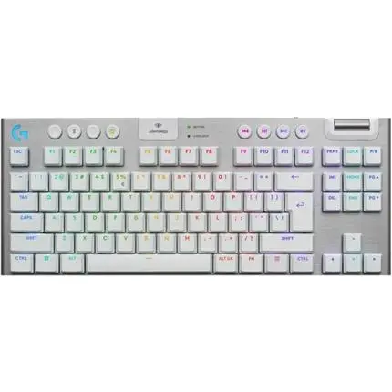 Logitech G915 X LIGHTSPEED TKL Tactile herní klávesnice US bílá