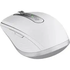 Logitech myš MX Anywhere 3S - bezdrátová/bluetooth/darkfield/6 tlačítek/8000dpi/usb-c/tichá/světle šedá