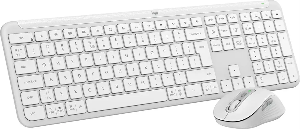 Logitech Signature Slim MK950 bílá