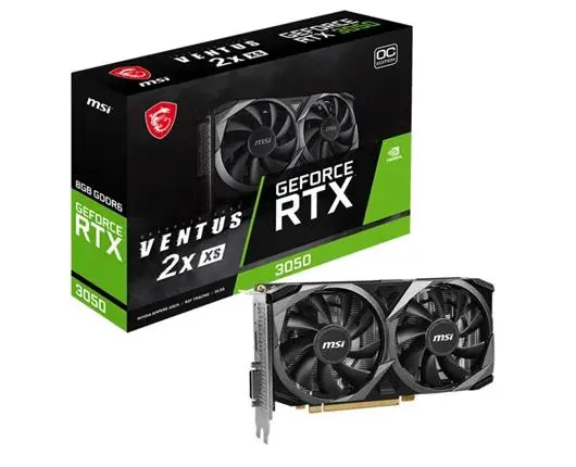 MSI NVIDIA GeForce RTX 3050 VENTUS 2X XS 8G OC