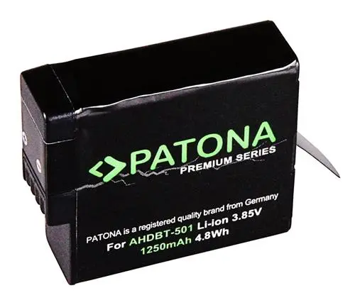 Patona Premium PT1268 - GoPro Hero 5/6/7 1250mAh Premium