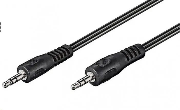 PremiumCord audio kabel Jack 3.5mm M/M 2m propojovací stereo kabel