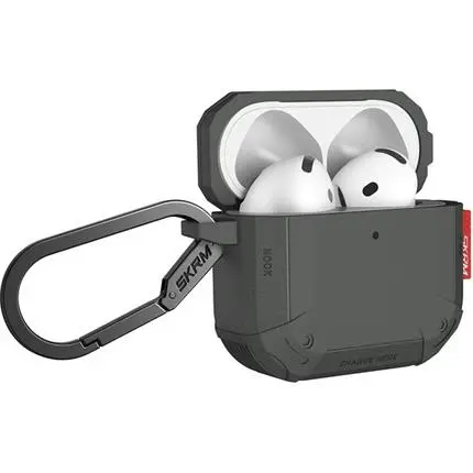 SKINARMA Mecha CE pouzdro pro AirPods 4 olivově zelené