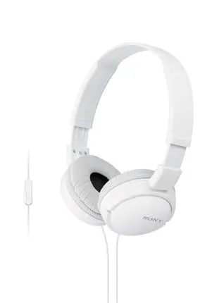 SONY stereo sluchátka MDR-ZX110AP, bílá