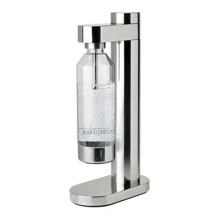 Stelton Brus Carbonator stříbrná