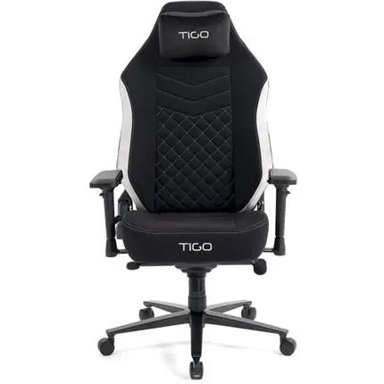 TIGO Emperor herní židle černošedá