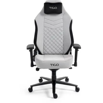 TIGO Emperor herní židle šedočerná